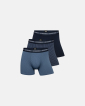 Bambusviskose, Boxer, 3-pack, Blau/Schwarz - JBS
