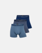 Bambusviskose, Boxer, 3-pack, Blau - JBS