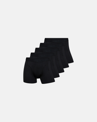 Bambusviskose, Boxershorts, 5-Pack, Schwarz -Claudio
