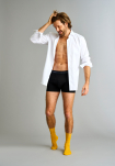 Bambusviskose, Tights, "AbsorbTech" Dropstop, Schwarz -JBS