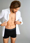 Bambusviskose, Tights, "AbsorbTech" Dropstop, Schwarz -JBS