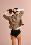 Bambus, Brief Pantie "AbsorbTech" 30 ml, Schwarz -JBS of Denmark Women