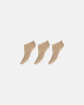 Bambusviskose, Footies, 3er-Pack, Nude