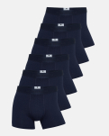 Tights 6-pack, Bambusviskose, Blau