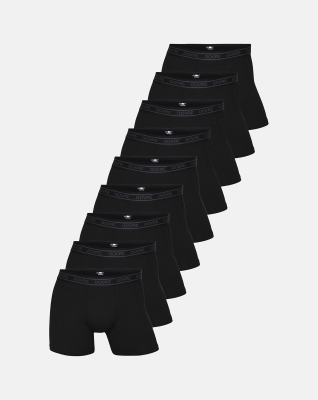 Bambus, Boxershorts, 9-Pack, Schwarz 900 -Dovre