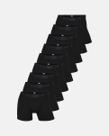 Bambus, Boxershorts, 9-Pack, Schwarz 900 -Dovre