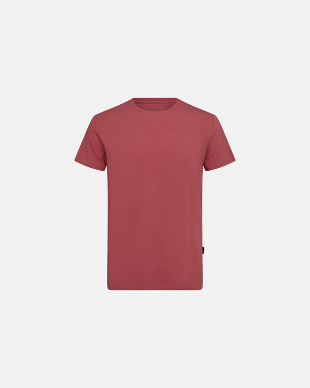 Bambusviskose, T-Shirt Rundhalsausschnitt, Rot -JBS of Denmark Men