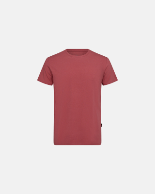 Bambusviskose, T-Shirt Rundhalsausschnitt, Rot
