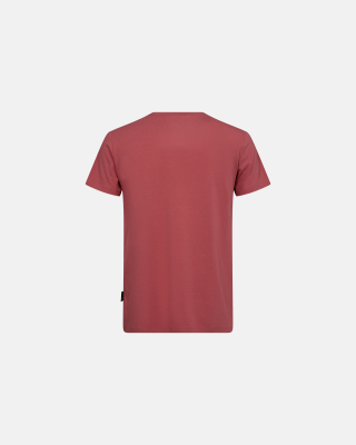 Bambusviskose, T-Shirt Rundhalsausschnitt, Rot