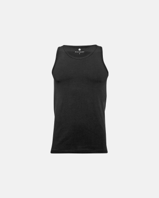 Bambusviskose, Singlet, 3-pack, schwarz