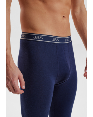 Wolle, Lange Unterhose, marineblau -JBS