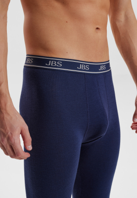 Wolle, Lange Unterhose, marineblau