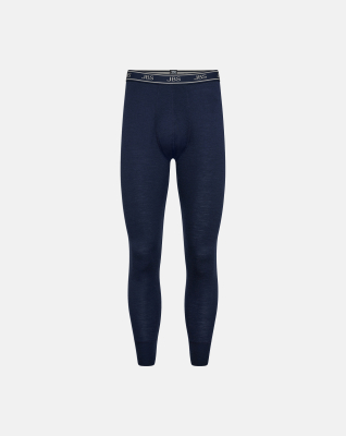 Lange Unterhose, 100% Merinowolle, Marine