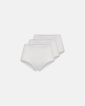 Bambusviskose, Maxi slip, 3-pack, Weiss - Decoy