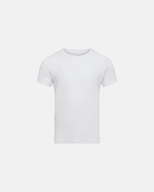 Bambusviskose, Sweatproof T-shirt, O-neck, Weiss -JBS