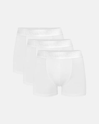 Bambus, Unterhosen, 3-Pack, Weiß -Resteröds