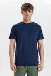 Bambus, T-Shirt, Navy -Resteröds