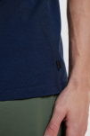 Bambus, T-Shirt, Navy -Resteröds