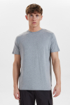 Bambus, T-Shirt, Grau -Resteröds