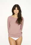 Bambusviskose, Langarmshirt, Dunkelrosa -JBS of Denmark Women