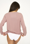 Bambusviskose, Langarmshirt, Dunkelrosa -JBS of Denmark Women