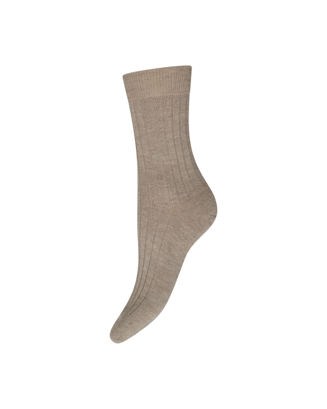 Bambusviskose, Strømper "rib", Sand -JBS of Denmark Women