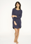 Bambusviskose, Big Shirt, Dunkel Grau -JBS of Denmark Women