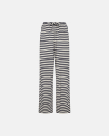 Bambusviskose, Rib-Hose, Blau Gestreift -JBS of Denmark Women