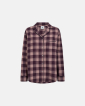 100% Bio-Baumwolle, Pyjama-Hemd, Rotkariert - JBS of Denmark Women