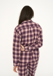 100% Bio-Baumwolle, Pyjama-Hemd, Rotkariert -JBS of Denmark Women