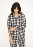 100% Bio-Baumwolle, Pyjamashirt, kariert -JBS of Denmark Women