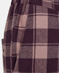 100% Bio-Baumwolle, Flanell-Nachtwäschehose, Rotkariert -JBS of Denmark Women