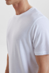 Bambus, T-Shirt, Weiß -Resteröds