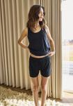 Bambusviskose, Jerseykleid, Schwarz -JBS of Denmark Women