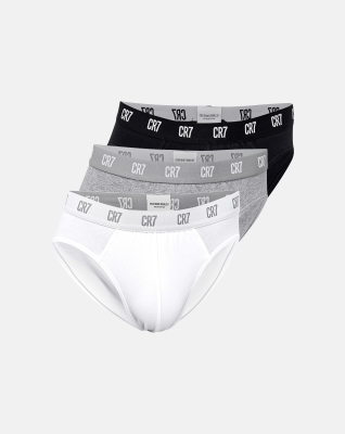 Bio-Baumwolle, Trunk, 3-Pack, Mehrfarbig -CR7