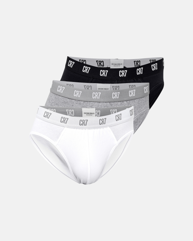 Bio-Baumwolle, Trunk, 3-Pack, Mehrfarbig -CR7