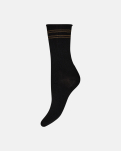 Bambusviskose, Knöchelsocken, 3er-Pack, Schwarz -Decoy
