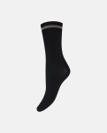 Bambusviskose, Knöchelsocken, 3er-Pack, Schwarz -Decoy