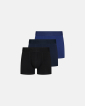 Bambusviskose, Boxershorts "gunnar", 3er-Pack, Schwarz/Blau/Navy - Resteröds