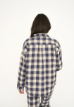 100% Bio-Baumwolle, Pyjamashirt, kariert -JBS of Denmark Women