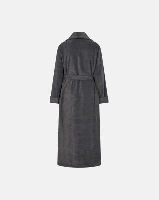 Recycelte polyester, Lang Bademantel, Grau -Decoy
