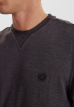 Bambusviskose, Sweatshirt m. logo, Dunkelgrau -JBS of Denmark Men