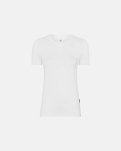 Bambus, T-Shirt o-neck "slim-fit", Weiss