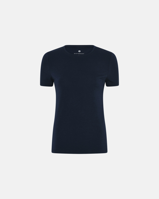 Bambus, T-Shirt o-neck "slim-fit", Marine