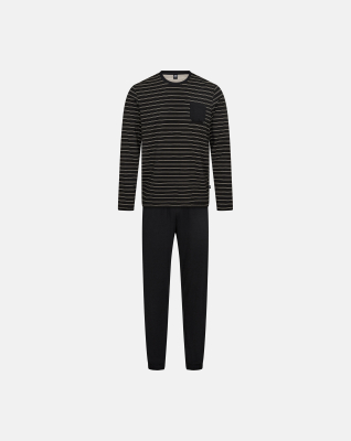 Bambusviskose, Pyjama-Set, Grau -JBS
