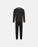 Bambusviskose, Pyjama-Set, Grau -JBS