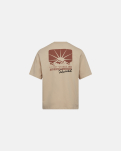 100% Bio-Baumwolle, T-Shirt, Sand -Resteröds