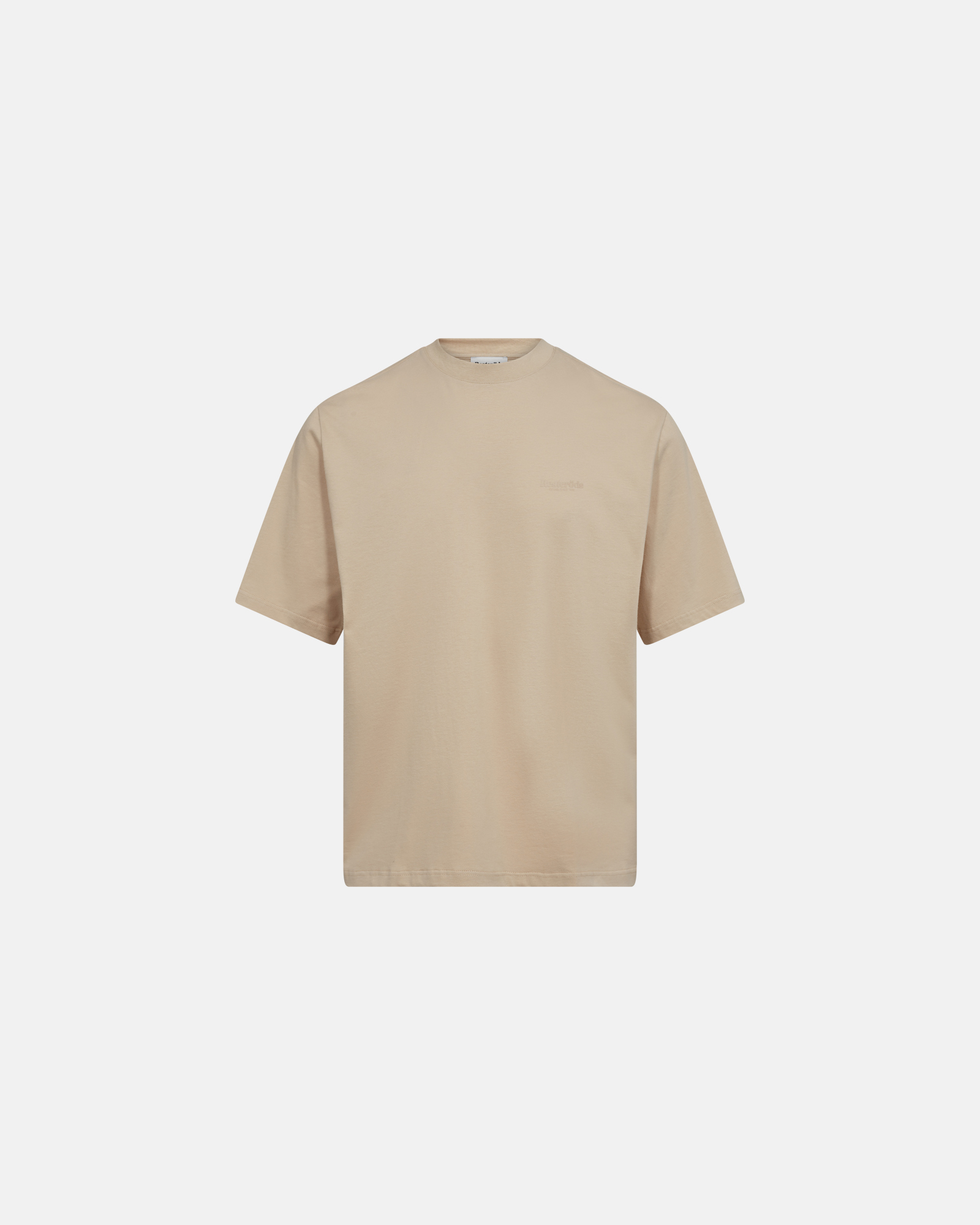 100% Bio-Baumwolle, T-Shirt, Sand -Resteröds 100% Bio-Baumwolle, T-Shirt, Sand -Resteröds