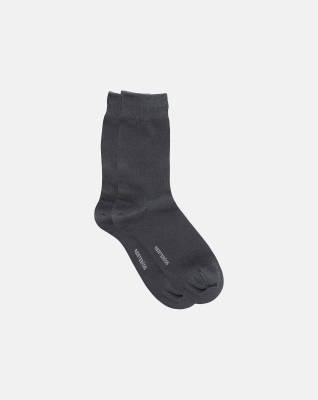 Bio-Baumwolle, Strümpfen, 5-Pack, grau -Resteröds