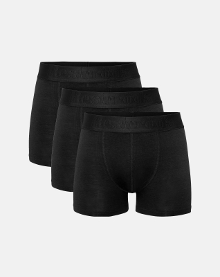Bambus, Unterhosen "Gunnar", 3-Pack, Schwarz -Resteröds